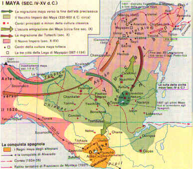 Insediamento della popolazione Maya